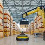 robotic-arm-packing-with-producing-maintaining-logistics-systems3d-rendering